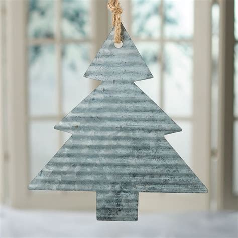 rustic metal christmas tree ornaments